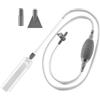 Generic Aspiratore di da Acquario Sifone Manuale per Pulizia Fondale | Kit di Pulizia Acquario Per Betta, Tartaruga, Acqua e Salata, Substrato, Sabbia, Roccia, Piante, Grotta, Alghe