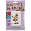 CAMON Manopole Detergenti Cani e Gatti al Latte | 6 Salviette a Guanto | Guanti umidificati profumati