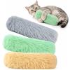 ZFGJ Erba Gatta Giocattoli 3 Pezzi,Gioco con Catnip per Gatti, Cuscino in Peluche Morbida e Resistente da Mordere e Coccolare, Kicker Interattivo per Gattini in Casa,Aiuta Movimento,Gioco Quotidiano Attivo