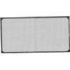 Bemonew Coperchio magnetico per acquario, facile da installare, resistente schermo anti-salto, nero, 100 x 40 cm