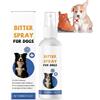Comioke Spray anti masticazione per cani, spray per cani alla mela amara, spray deterrente per cani, aiuta a smettere di masticare e leccare zampe, bende, scarpe e mobili, per addestramento