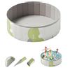 YOZO Piscina Per Cani Di Taglia Grossa E Media,Planschbecken Hund(B,80x20 cm) | Piscina Plastica Rigida Dura,Pet Pool, Vasca Per Bambini E Cani