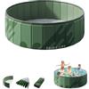 YOZO Piscina Per Cani Di Taglia Grossa E Media,Planschbecken Hund(A,80x20 cm) | Piscina Plastica Rigida Dura,Pet Pool, Vasca Per Bambini E Cani