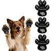 Phaechild Cani Protezioni Zampe Pads, Controllo trazione per Antiscivolo,dallo scivolamento su pavimenti scivolosi,Autoadesivo Cane Calze Scarpe per Cani Sostituzione Nero 80 pz - XXXL