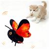 Generic Giocattolo interattivo per gatti a farfalla con sensore intelligente con | Sensore di movimento, gioco interattivo, design a farfalla, ali realistiche, giocattolo per gatti