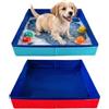 Hitopin 2PCS Piscina Pieghevole per Cani,PVC Piscinetta per Cani,Piscina per Gatti Pieghevole,Piscina Gioco per Cani e Gatti, per Cani Grandi e Piccoli,Fare Il Bagno e Riposare (50x10cm)