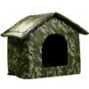 Generico Casa per cani, casa per gatti Cuccia per animali da esterno pieghevole, | Cuccia per cani isolata Design pieghevole all-inclusive impermeabile per
