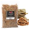 Rapto Feast Vermi della Farina Essiccati 250g - Mangime Complementare Ricco di Proteine per Piccoli Animali e Rettili | Larve per Rettili, Ricci, Criceti, Roditori, Tartarughe, Rane e Pesci