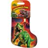 Walcor Dinosaur Park, Calza della Befana con Dolcetti e Sorpresa, 140 g | Con Sorpresa Dinosauro 3D, Caramelle Gommose alla Fragola 40g, Marshmallow 50g, Carbone Dolce 50g, Senza Glutine, Idea Regalo