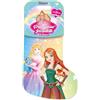 Walcor Le Principesse Incantate, Calza della Befana con Sorpresa, 140 g | Sorpresa Collezionabile, Caramelle Gommose alla Fragola 40g, Marshmallow 50g, Carbone Dolce 50g, Senza Glutine, Idea Regalo