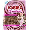 Haribo Chamallows Mini Choco, Marshmallow, 140gr | Ricoperti Di Cioccolato Al Latte, Ideali per feste e relax