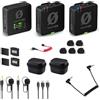 RØDE Rode Wireless Pro - Set microfono digitale a 2 canali senza fili + adattatore Keepdrum ADP07 TRRS-TRS