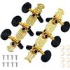 Ailah Meccaniche Chitarra Classica 2pcs in Lega di Alta Qualità - Chitarra Tuning Pegs 3L+3R, meccanismo di sintonia stabile e morbido per chitarra classica o acustica, tasselli di sintonia con viti