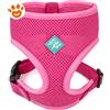 Leopet Dog Pettorina in Morbido Mesh - Fucsia, XS (28x33cm)