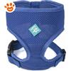 Leopet Dog Pettorina in Morbido Mesh - Blu, S (36x41cm)