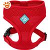Leopet Dog Pettorina in Morbido Mesh - Rosso, XS (28x33cm)
