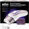 Braun Skin I·Expert Epilatore A Luce Pulsata Smart, Epilazione a Casa, Con App Gratuita, 2 Testine, PL7230