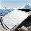 Corpower Copri Parabrezza Auto Inverno, Telo Parabrezza Auto Antigelo, 145 * 95cm