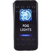 Mintice Auto 12V 20A LED Blu Luce Pannello Interruttore a Bilanciere | Interruttore a Levetta Pulsante Cruscotto Impermeabile Camion 5Pin Fog Light