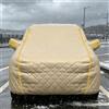 LLCDZR Telo Copriauto Antigrandine per Audi Q7(4L) | Teli copriauto integrali resistenti e imbottiti per esterni: protezione totale contro grandine, neve, polvere e intemperie