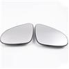 KKIUDVC Riscaldabile Vetro Per Toyota Per Yaris 2012-2019 Sinistra Destra Retrovisore Riscaldato Auto Ala Laterale Specchio Vetro Ricambio(Right)