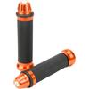 Inovey Universale Dirt Pit Bike Motocross 7/8 Gomma Mano Manopole Moto Manubrio Da Corsa Moto Maniglia Parte -arancione -22mm