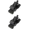 ECSiNG 2 Pezzi Ugello Lavavetri Anteriore Per Auto 8538130220 Compatibile Con Toyota Tacoma 2016-2023