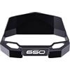 CCYYMOWOK Per Z650 NINJA 650 Z 650 ABS 2020 - 2023 2024 2025 2026 ninja650 accessori moto parasole cappello strumento protezione schermo protezione del metro cruscotto visiera protezione (nero)