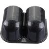 ESUPPORT E Support Fibra di Carbonio 12V Auto Motore 2 52mm Universale Doppio Foro Portacialde Calibro Supporto Calibro Cruscotto Automobile Manometro Porta