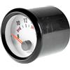 Mintice 12V Auto 2 52mm LED Blu Leggero Manometro Tensione Volt Indicatore | Universale Puntatore Calibro Voltage Motore Misuratore Meter