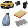 OP Kit tagliando 4 filtri + 5L olio 5W-30 Q8 Prestige compatibile con Nissan juke i 1.5 DCI Gasolio 2010-2019