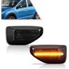 OZ-LAMPE Frecce Laterale a LED per Dacia Logan II Sandero II Duster,Indicatore di Direzione a LED 2 Pezzi Nero Canbus