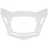 RACETECH PLASTICA INFERIORE MASCHERINA V-FACE BIANCO