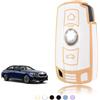 TOOMUME Cover Chiave Auto per BMW Serie 1 3 5 2 X1 X5 E90 E87 E70 E92 E60 | Silicone Morbido, Antiurto, Anticaduta, Antigraffio, Custodia Protettiva Chiave per Z4 X6 X4 X3 M4 M3 E91 E81 E71 E89 E88 F48