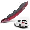 maXpeedingrods 80A945069 - Fanale posteriore posteriore sinistro per Audi Q5 2018-2021 (rosso e trasparente)