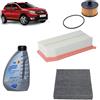 OP Kit tagliando 3 filtri + 4L olio 5W-30 Q8 Prestige compatibile con Dacia sandero ii 1.0 LPG Benzina/gasauto (gpl) 2019+