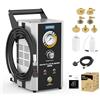 AUTOOL Automatico Spurgo Freni, AST609 Kit Cambio Liquido Freni e Frizione Spurgo Freni con Pompa Automatico A Depressione, 7 Adattatores, Serbatoio, Pressione Regolabile 0,7~3bar, per Tutte Le Auto