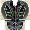 BLACK DOVES GRAPHICS Adesivi Resinati 3D protezioni compatibili con/sostitutivo per Kawasaki Versys 650 2025 Metallic Matte Graphenesteel Gray (Protezioni Valigie Laterali2x28L)