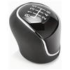 Car Passion Pomello Cambio Completo Compatibile con Ford Impugnatura e Lente 6 Marce | Impugnatura Completa della Leva con Lente - Compatibile con Ford Focus, Fiesta, Kuga, Mondeo, S-Max, C-Max, Galaxy e Transit