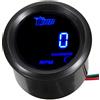 Mintice 12V Auto 2 52mm LED Blu Leggero Manometro Tachimetro Tacho | Universale Digitale Indicatore Calibro di Auto Motore Misuratore Meter