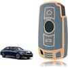 TOOMUME Cover Chiave Auto per BMW Serie 1 3 5 2 X1 X5 E90 E87 E70 E92 E60 | Silicone Morbido, Antiurto, Anticaduta, Antigraffio, Custodia Protettiva Chiave per Z4 X6 X4 X3 M4 M3 E91 E81 E71 E89 E88 F48