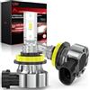 AUXIRACER Lampadine H11 H8 H9 Led,Chip CSP 6500K 500% Luce,h11 Led Abbaglianti Fari Abbaglianti E Anabbaglianti Per Auto，Sostituzione Per Alogena Lampade E Xenon Luci…
