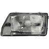 EASYSHOP24H Faro Fanale Proiettore Anteriore SX Sinistro Per Cinquecento 500 Sporting dal 1992 al 1999 Alogeno H4 Gruppo Ottico Luce Fanalino Regolazione Elettrica Parabola Nera
