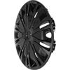 GANAZONO Copricerchi 14 Pollici Nero in PP, Protezione Ruote Auto | 39x39x5cm, Montaggio Semplice, Design Elegante, per Veicoli Cerchi Esterni e Copertura Resistente