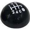 WERKFNKBNH Auto Leva Pomello Cambio Per Fiat 500 500C 2007-2018 Pomello Del Cambio Con Stemma Cuffia 5 Marce(6 Speed)