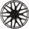 TOP DRIVE COPRICERCHI BLACK & SILVER DAKAR 16 I nostri copricerchi sono prodotti con materiale ABS di alta qualita', conosciuto per la sua stabilita', forza e resistenza