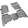 Element tappetini in gomma 3D premium su misura adatti per LAND ROVER Discovery, Mk 3 (III), 2004->, Fuoristrada 5 porte, 4 pezzi.