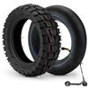 Yosoo Health Gear 80/65-6 Pneumatici fuoristrada con Camera D'aria 10x3.0 per Scooter | gomma antiscivolo per scooter e biciclette elettrico, adatto per strade innevate, sabbiose e ghiaiose, Costruzione Leggera