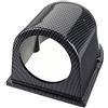 Mintice 12V Auto 2 52mm Singolo Foro Portacialde Calibro Porta Supporto | Fibra Carbonio Universale Manometro Supporto Calibro Cruscotto Gauge Misuratore