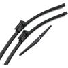 Generic Set di spazzole tergicristallo anteriori e posteriori per Ford Fiesta 6 2008-2016, per parabrezza, finestrini, 26+15+12.